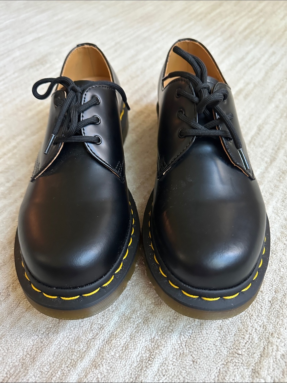 NWOB Dr Martens Air Wair 11837 Shoes Black 3 eye Oxford Size 9 - Picture 7 of 17